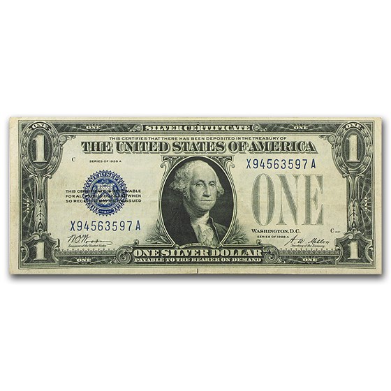 1928 thru 1928-B $1.00 Silver Certificates XF 1928 thru 1928-B $1.00 Silver Certificates XF